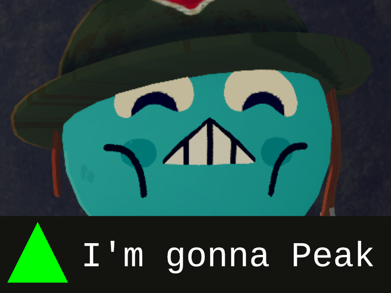 Peak Character making a funny face